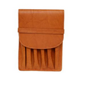 Pavia Hexa 6 Pen Case - British Tan